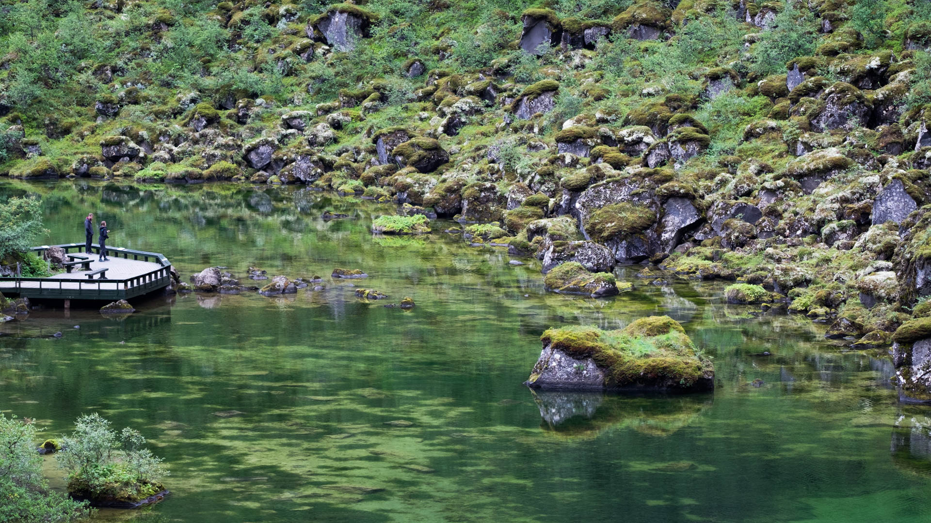 Blick in die AsbyrgiSchlucht Sommerdiebe